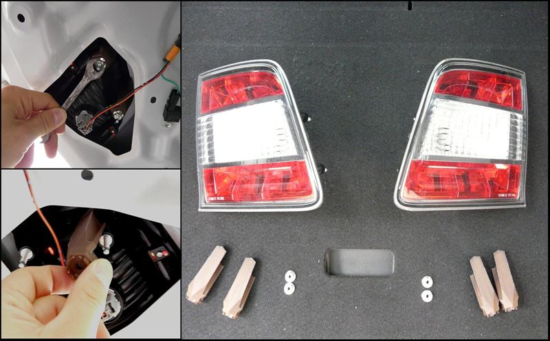 ハゲ様専用 mazda ly3p MPV 4灯化加工テールランプ