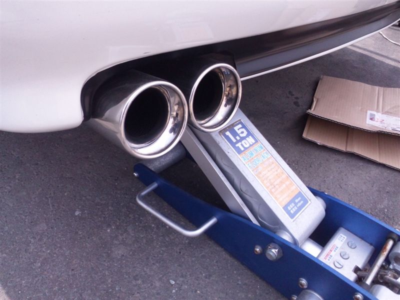 AIMGAIN ｵｰﾙｽﾃﾝﾚｽｴｷｿﾞｰｽﾄｼｽﾃﾑ E-Class ﾏｯﾄﾞﾌﾞﾗｯｸ塗装