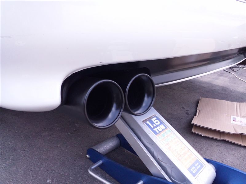 AIMGAIN ｵｰﾙｽﾃﾝﾚｽｴｷｿﾞｰｽﾄｼｽﾃﾑ E-Class ﾏｯﾄﾞﾌﾞﾗｯｸ塗装