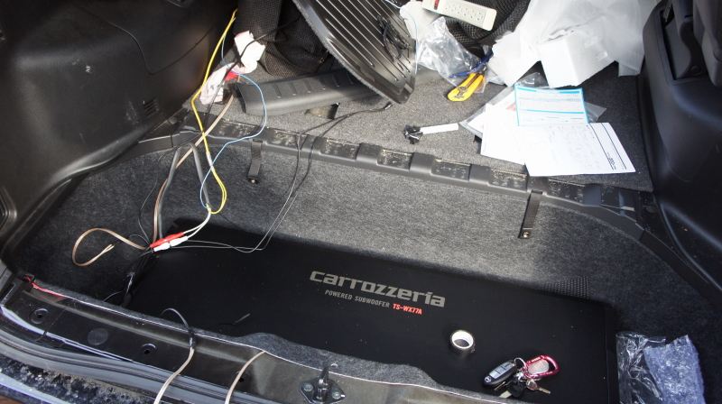 TS-WX77A carrozzeria サブウーファー カロッツェリア配線有り