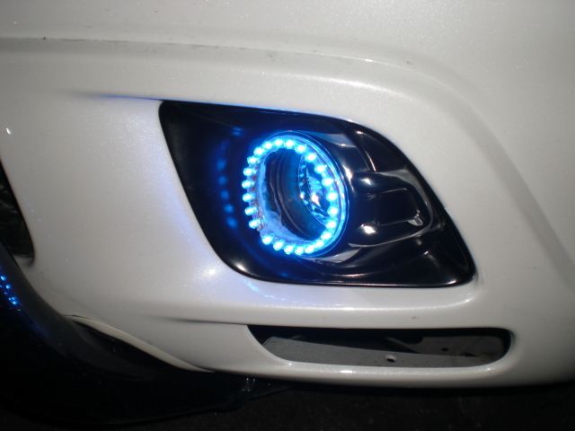 チュウブ型ＬＥＤでイクラリング作成。