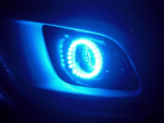 チュウブ型ＬＥＤでイクラリング作成。