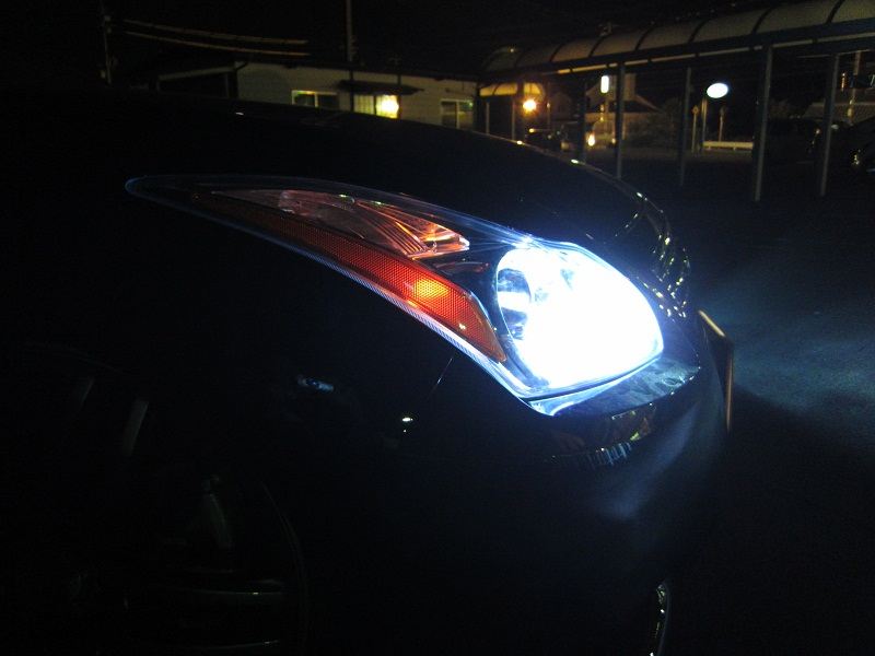 サイドマーカー点灯強化♪(日産 スカイラインクーペ・V36)by ♂HIRO