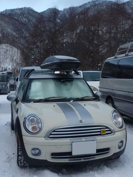 クラブマンで車中泊は可能か 実験3 雪中 ミニ Mini Clubman By Kobby みんカラ