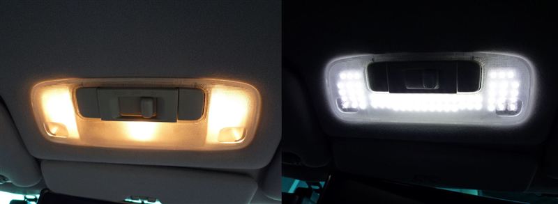 アリスト [A] LEDルームランプ取付けのカスタム手順1