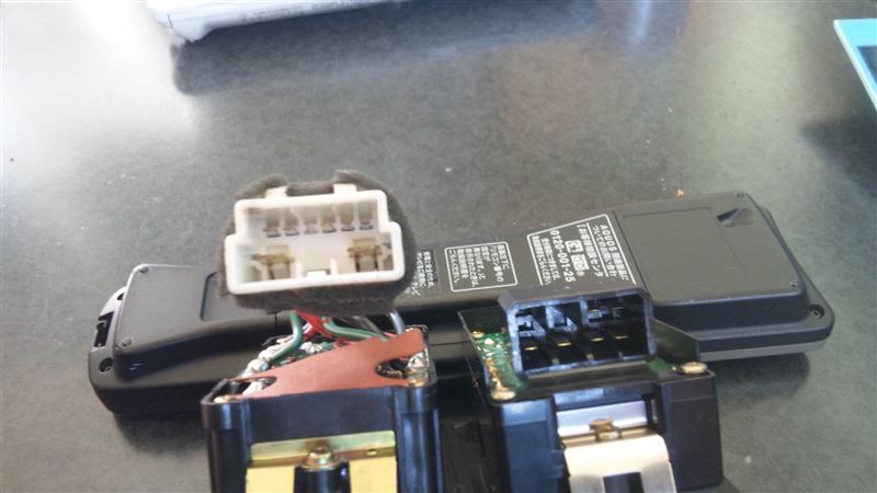 オートザムキャロル パワーウィンドウスイッチ助手席側(動作確認