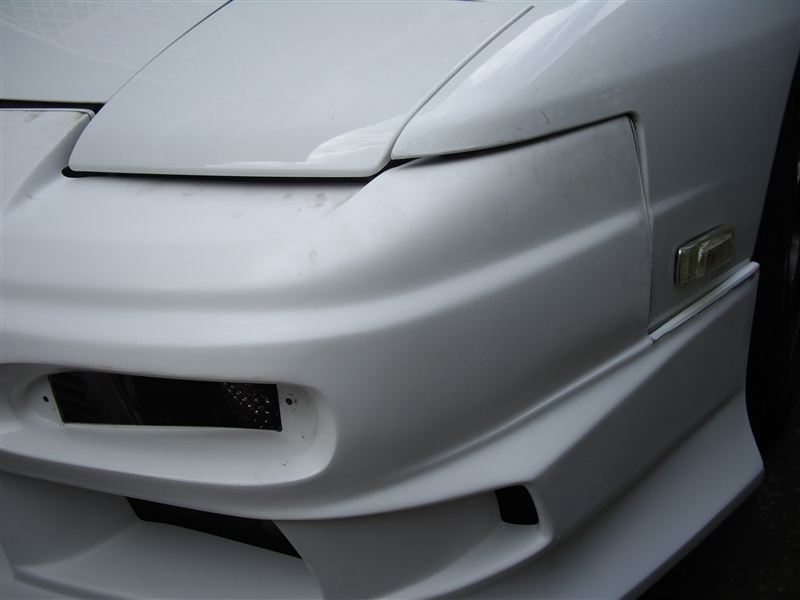 社外フロントバンパー取り付け DAY2（日産 180SX・RS13/KRS13型