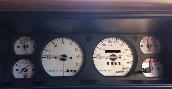 ジープXJチェロキー　JEEP メーターパネル　木目　純正部品 ジープXJチェロキー JEEP メーターパネル 木目 純正部品 - メルカリ