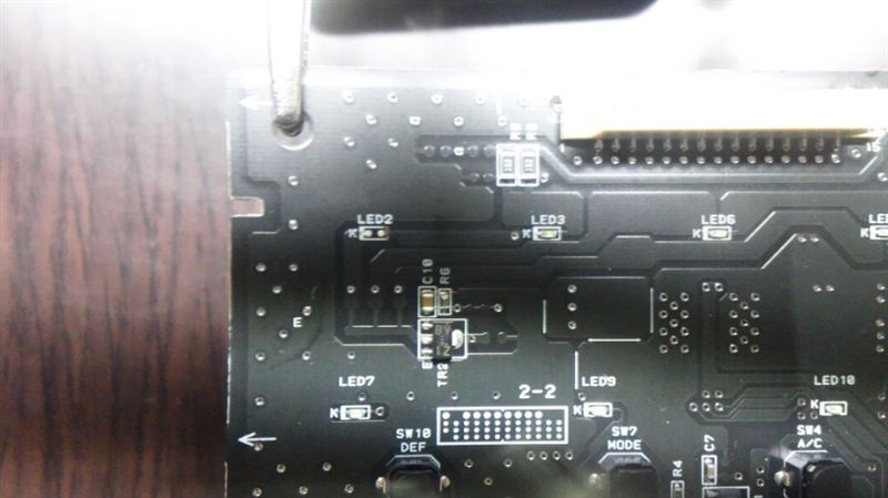 エアコンパネルLED打ち変え その3（ダイハツ タントカスタム