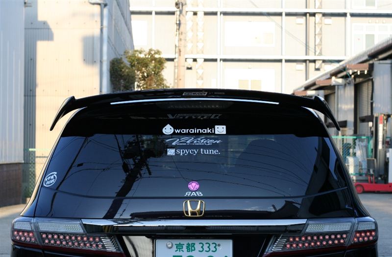無限リアウイングスポイラー取り付け：RB3（ホンダ オデッセイ・RB3/4 ...