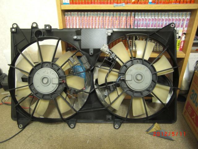 JZX100 2基掛け 電動ファン計画 （トヨタ チェイサー）by 超