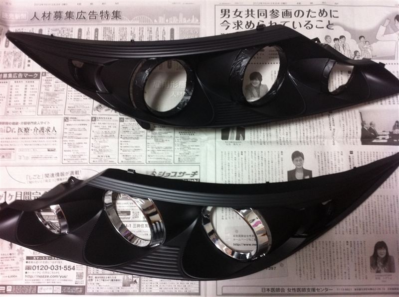 初めての自作イカ作成　後期ヘッド