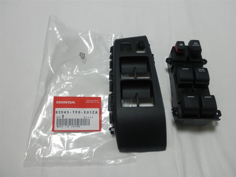 インサイト用パワーウインドウ スイッチ 取付け（ホンダ
