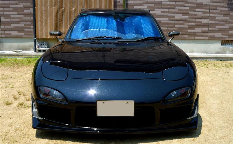 フロントコンビネーションランプ極薄スモーク化（マツダ RX-7