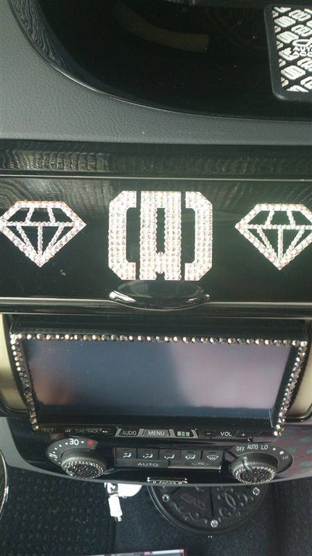 pianoblack interior panel取り付け