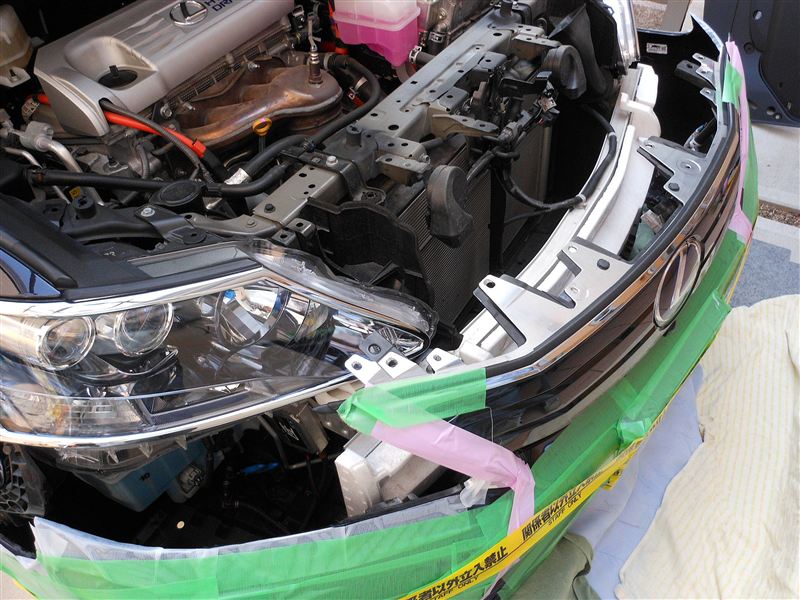 HS250hベースグレードを versionS化(純正フロントスポイラーの取り付け)1(レクサス HSハイブリッド・ANF10系)by やれんのー - みんカラ HS250hベースグレードを versionS化(純正フロントスポイラーの取り付け)1(レクサス HSハイブリッド・ANF10系)by やれんのー - みんカラ