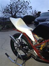nsr50 80シートカウル交換！NSR500スタイル 気分は、MotoGP