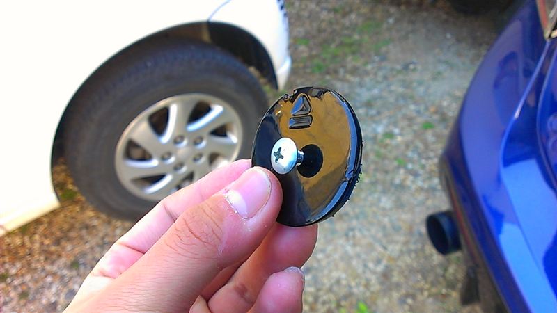 ナイトリアバンパーの牽引フックカバー加工(マツダ アクセラ ナイトリアバンパーの牽引フックカバー加工(マツダ アクセラ