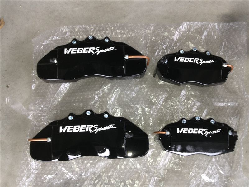 値下げ歓迎】【後期BMアクセラ】新品キャリパーカバー WEBER SPORTS