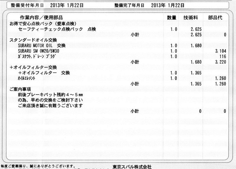 今回の点検