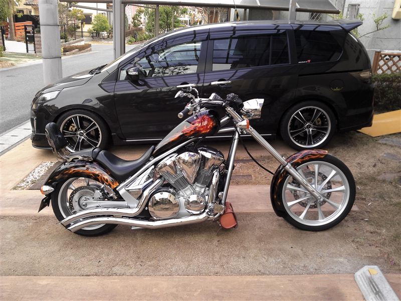 リアダウン車高調の取付 ホンダ Vt1300cx By 石鯛バカ みんカラ