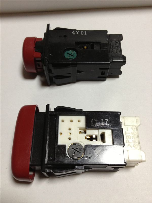 ラパンのハザードスイッチ増設・LED化（スズキ ジムニー・JA11