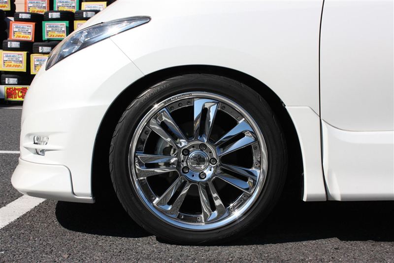 車高調整 ちょい下げ(トヨタ エスティマ・50系)by すすむし 車高調整 ちょい下げ(トヨタ エスティマ・50系)by すすむし
