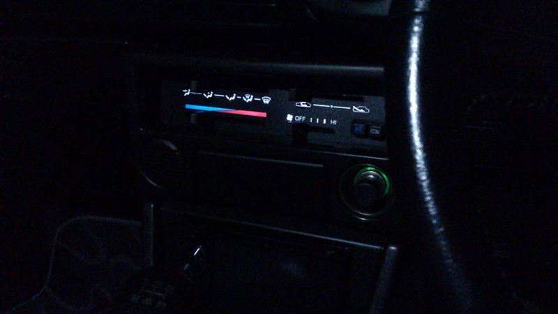 エアコンパネル交換&LED化(トヨタ カローラレビン・AE85/86)by