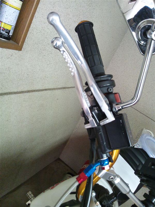 ブレーキクラッチレバー交換(ショート)(ホンダ FTR223)by 高介 - みんカラ ブレーキクラッチレバー交換(ショート)(ホンダ FTR223)by 高介 - みんカラ