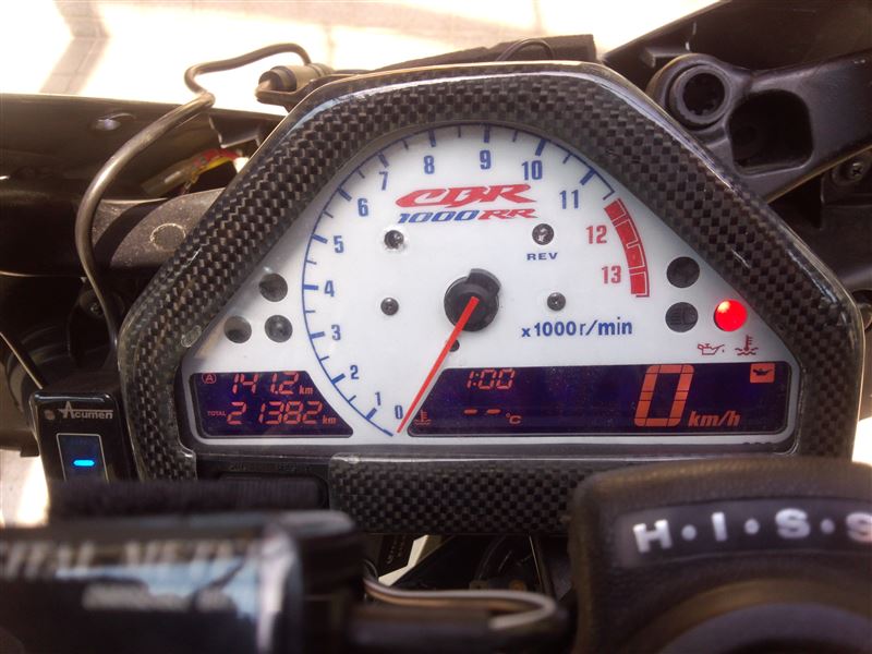メーター照明(ホンダ CBR1000RR)by marimon@ぽんこつブラック メーター照明(ホンダ CBR1000RR)by marimon@ぽんこつブラック
