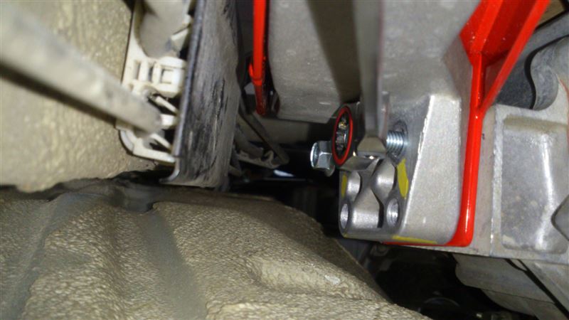 タニグチ 「トランスファー補強ステー スチール赤」JB23用