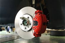 フォルクスワーゲン純正 6R POLO GTI 純正キャリパー移植+加工