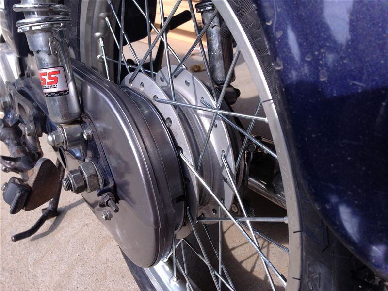 プレスカブのリアハブ流用、カブ90に合体（ホンダ スーパーカブ