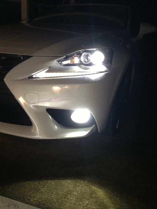 LEDフォグランプ（ベロフ・シリウスボールドレイ）の運転席から