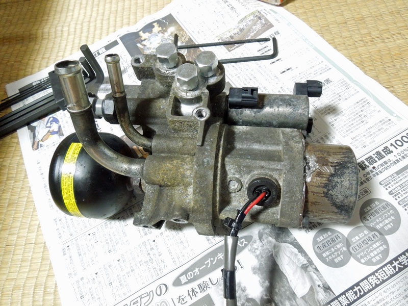 AWC用ハイドリックポンプオーバーホール その5 清掃及び組立編