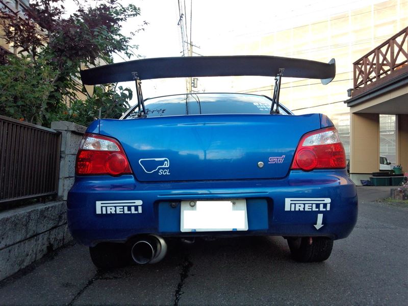 STI genome マフラー (ステンレス)（スバル インプレッサWRX）by
