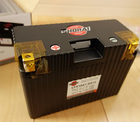 Pp1 軽量化 リチウムイオンバッテリーに交換 Shorai Lfx18a1 Bs12 Mistbahnのブログ Mistbahn Motor Web Blog みんカラ