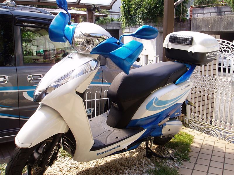ナックルバイザー塗装 取り付け ホンダ リード125 By とたけけ みんカラ