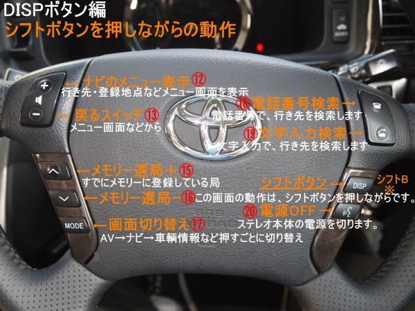 ステアリングスイッチの作動確認を詳しく解説です。（トヨタ