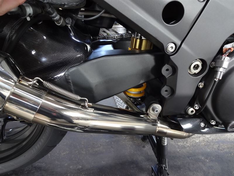ウッドストック バックステップ取り付け（カワサキ ZX-14R）by