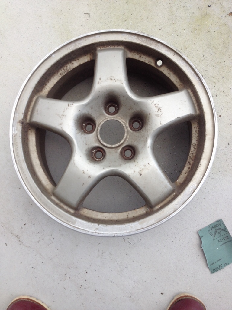 R32スカイライン タイプM純正ホイールレストア（トヨタ クラウン