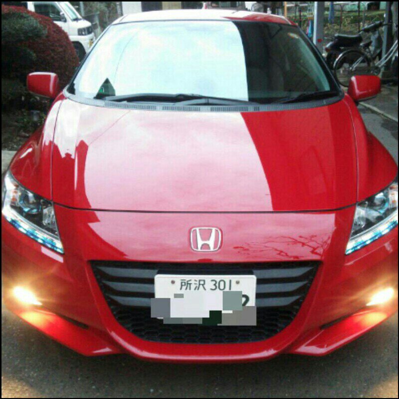 ☆ CR-Z ZF1 カーボン調 スカッフ・ブルーイルミネーション