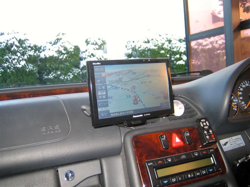 Panasonic Gorilla CN-SP735VL ポータブルカーナビ取付