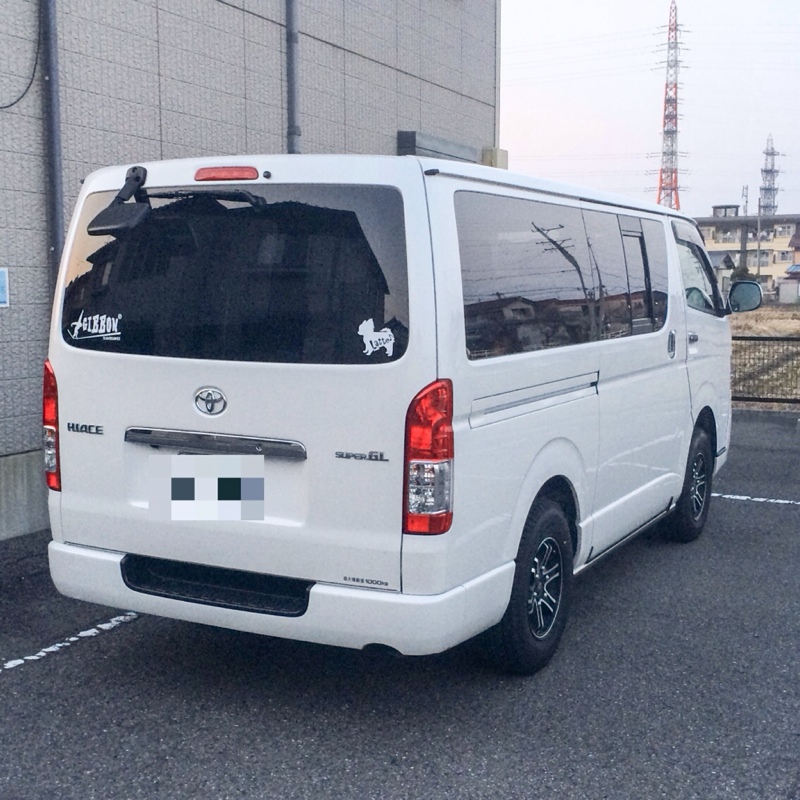 フィン付き4型テールランプに交換 トヨタ ハイエースバン By ます君 みんカラ