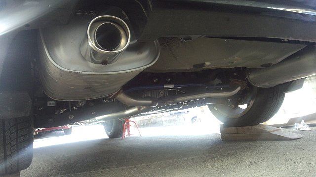 フォレスター（SH5）流用純正マフラー交換 その2（スバル