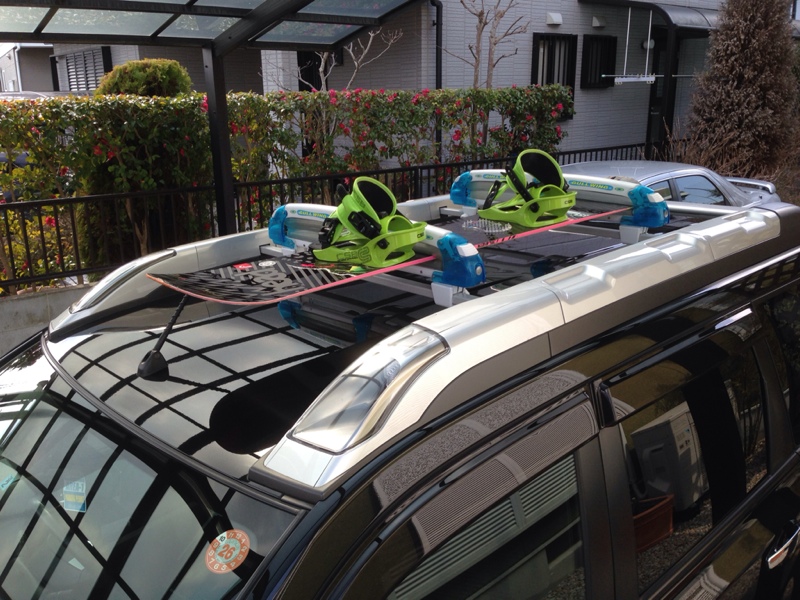 エクストレイル T31 ハイパールーフレール付き車用 スキー