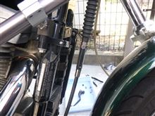 クローム・クラッチブラケット＆マスターシリンダーリザーバー
