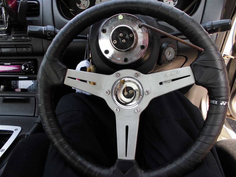 気分転換にハンドルを追加する。①（日産 シルビア・S14）by