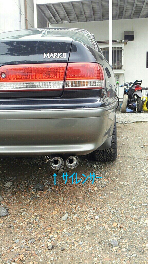 JZX100 ラインハルト 匠 デュアルマフラー マーク2 チェイサー