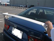 MUGEN / 無限 Rear Wing のパーツレビュー | アコード(wma@CL1